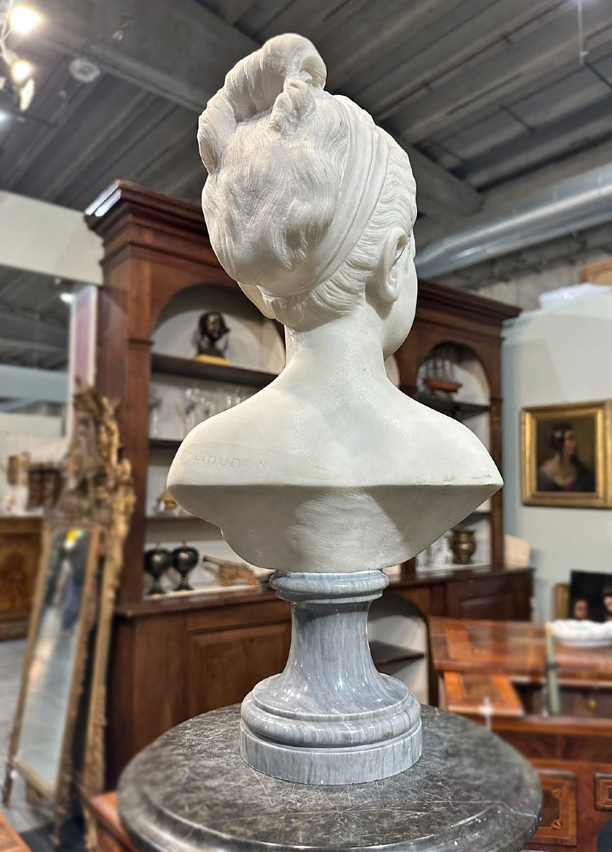BUSTO DI GIOVANE IN MARMO PRIMI DEL XIX SECOLO-photo-6