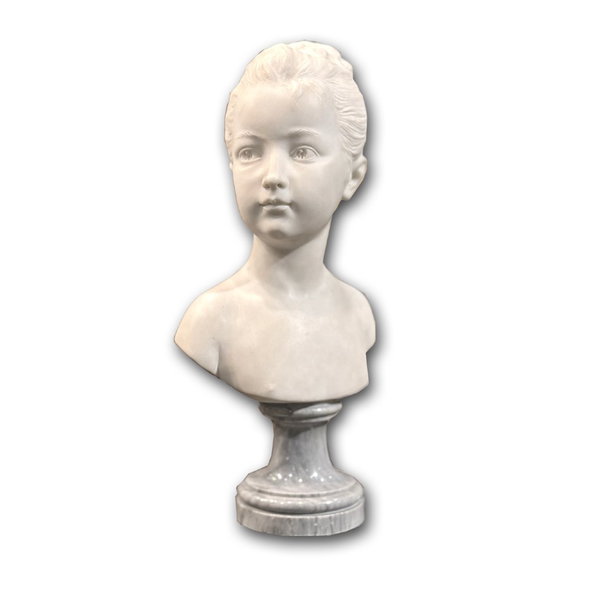 BUSTO DI GIOVANE IN MARMO PRIMI DEL XIX SECOLO