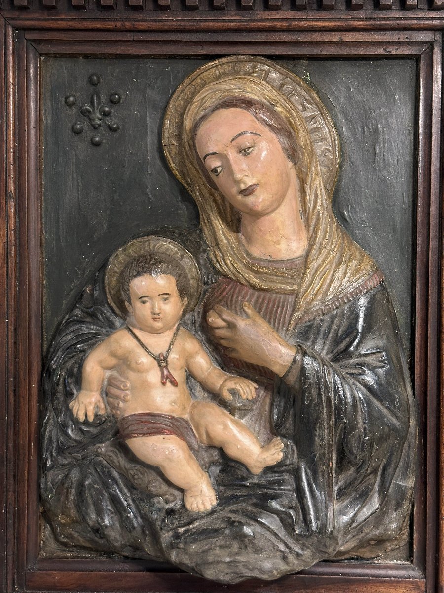 TABERNACOLO CON MADONNA E BAMBINO META’ XVI SECOLO -photo-1