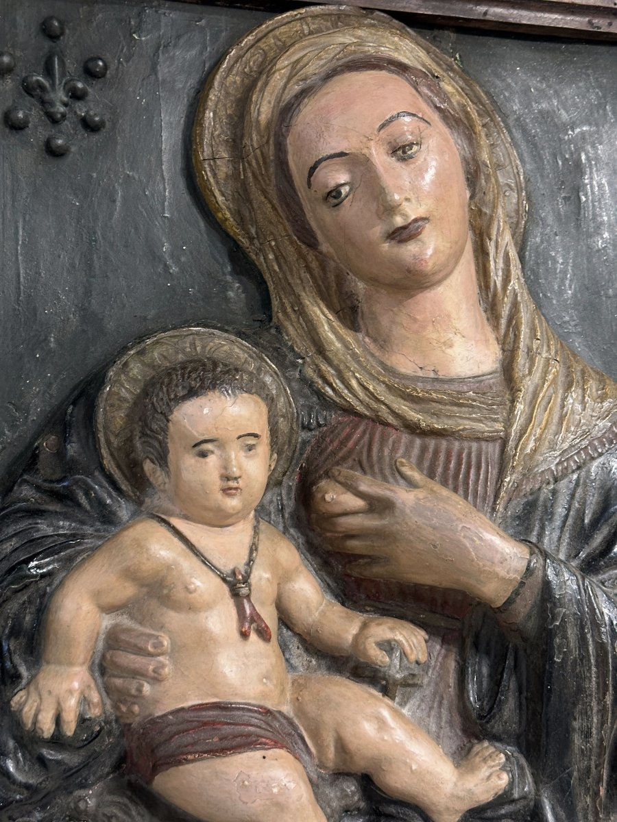 TABERNACOLO CON MADONNA E BAMBINO META’ XVI SECOLO -photo-2