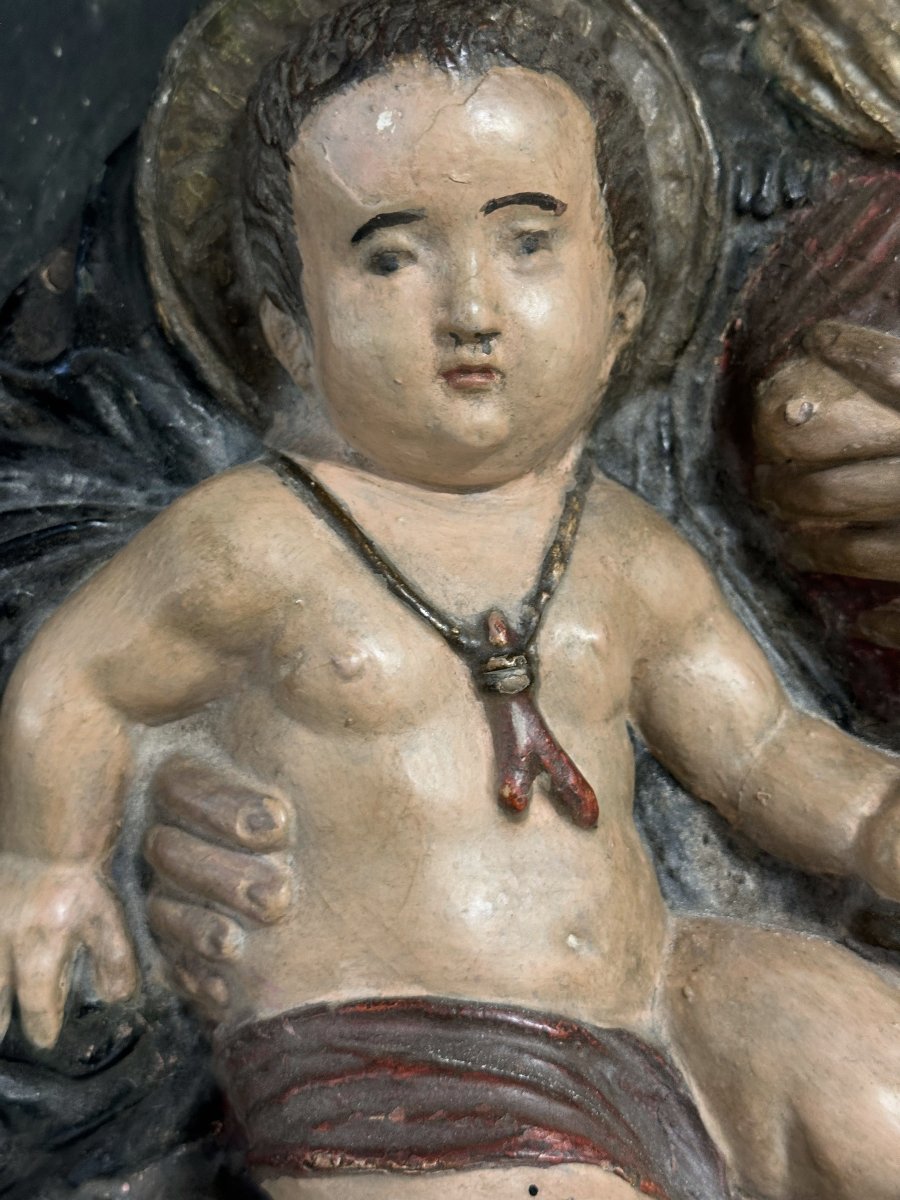 TABERNACOLO CON MADONNA E BAMBINO META’ XVI SECOLO -photo-3