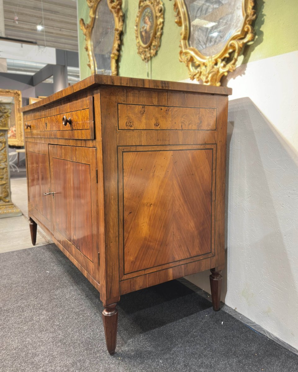CREDENZA NEOCLASSICA LASTRONATA FINE XVIII SECOLO -photo-3