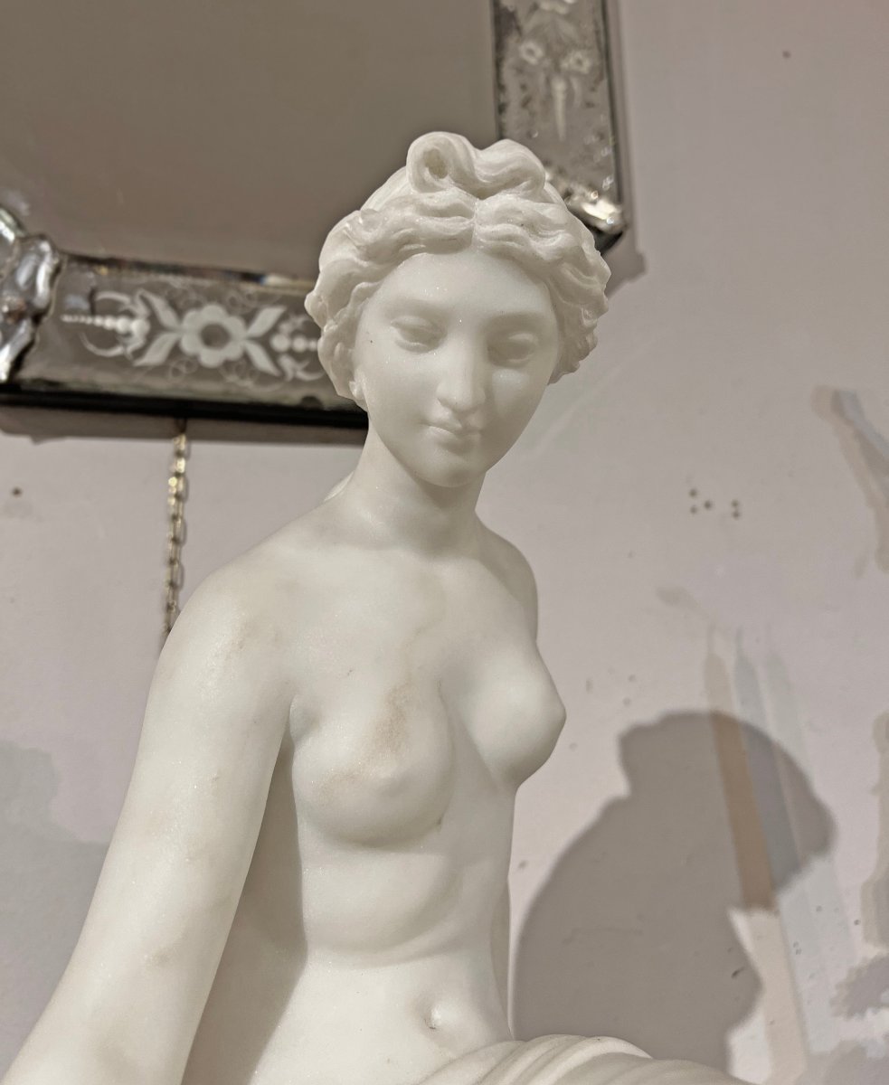 SCULTURA DI VENERE BAGNANTE META’ XIX SECOLO -photo-4
