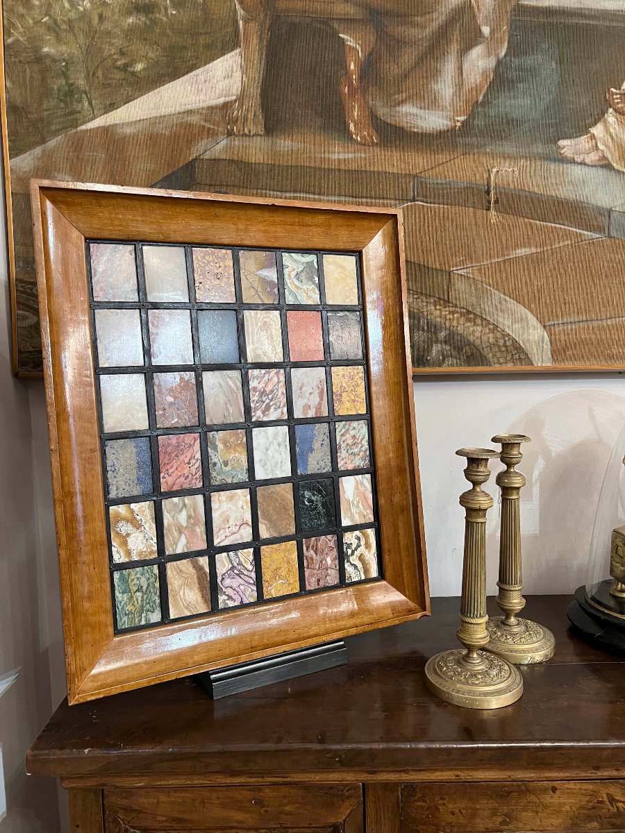 CAMPIONARIO DI MARMI E PIETRE DURE PRIMI XIX SECOLO -photo-2