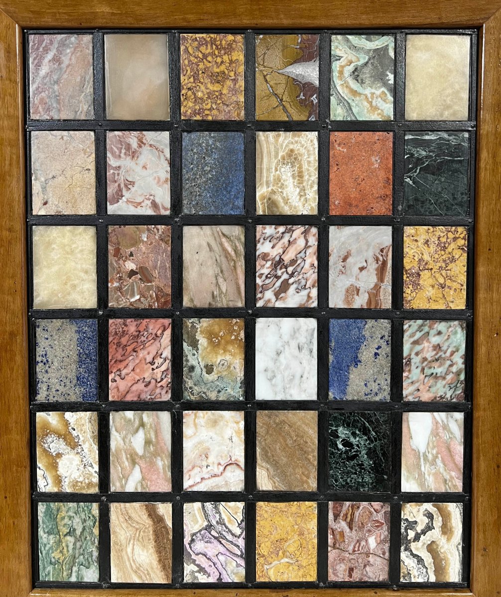 CAMPIONARIO DI MARMI E PIETRE DURE PRIMI XIX SECOLO -photo-1