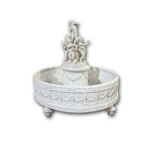 CENTROTAVOLA IN BISCUIT DI PORCELLANA PRIMA META’ XIX SECOLO 