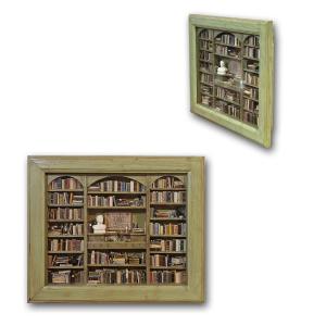 MINIATURA DI LIBRERIA FINE XIX SECOLO 