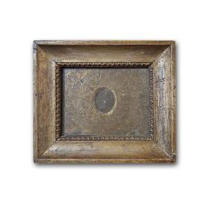 RELIQUIARIO CON CAMMEO IN CERA FINE XVII SECOLO