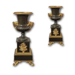 COPPIA DI VASI CARLO X PRIMA META’ XIX SECOLO