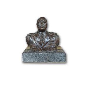 BUSTO IN BRONZO DI BENITO MUSSOLINI ANNI ‘30