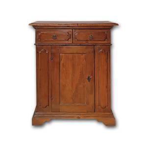 PICCOLA CREDENZA IN NOCE BIONDO PRIMI DEL XVII SECOLO 