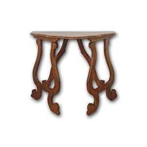 CONSOLLE DA MURO IN NOCE XVII SECOLO 