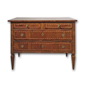 CASSETTONE IN PIUMA DI NOCE NEOCLASSICO SECONDA META’ XVIII SECOLO