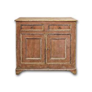 CREDENZA NEOCLASSICA DIPINTA FINE XVIII SECOLO 