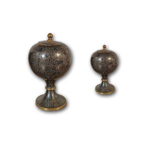 COPPIA DI VASI CLOISONNÉ CINA PRIMA META’ XIX SECOLO
