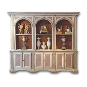 LIBRERIA NEOCLASSICA DIPINTA FINE XVIII-INIZI XIX SECOLO