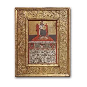 TAVOLETTA DI BICCHERNA DI ICILIO FEDERICO JONI FINE XIX SECOLO