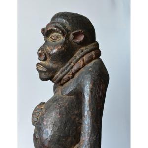 Gorilla Fetish Statue Bulu/boulou (cameroon)