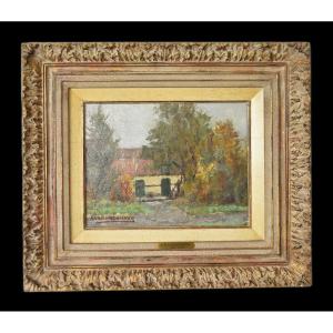 Van Steenacker Auguste (1890-1965) - Belgian Painter - Oil On Panel