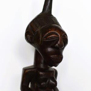 Ancient Songye Nkishi Fetish - Female Power Figure - Congo Drc