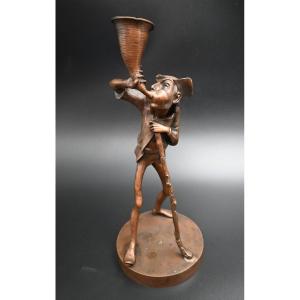 Vv L Luppens Estate Mythological Rare Bronze Statue