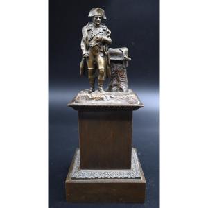 19th Century Antique Bronze Statue Of Napoleon Bonaparte