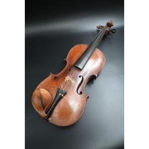 Old Violin From "pillemont Francois" 1758-1830, Late 18th Century