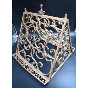 18th Century Wrought Iron Book Support
