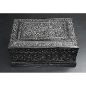 Box, Anglo-indian Box From Vizagapatam In Ebony