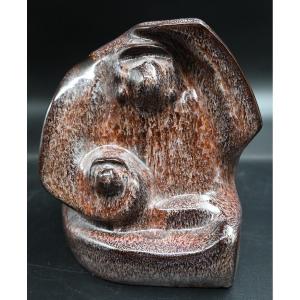 Mid Century Ceramic Sculpture Japanese Design