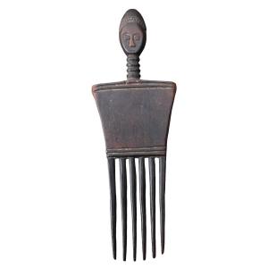 Old Tribal Comb From Akan, Ghana / Ivory Coast