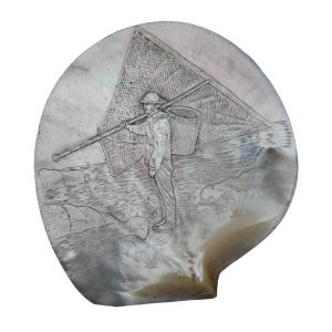 Carved Mother-of-pearl Shell