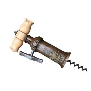 Corkscrew, Old English Thomason Type Mechanical Barrel Corkscrew