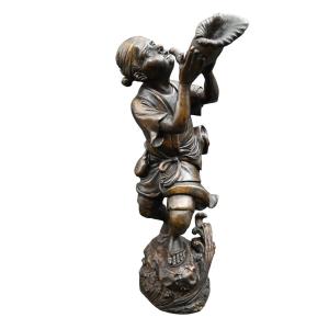 Okimono - Bronze Sculpture, Japan Edo Era 