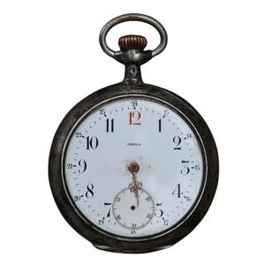 Omega Men's Pocket Watch / Pocket Watch In Silver
