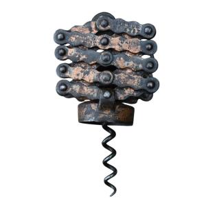 Rare Late 19th Century English Double Lever Compound Corkscrew Marked 'weirs'