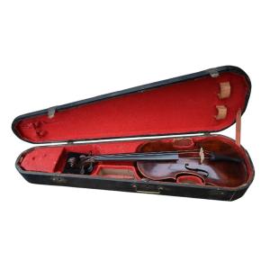 Violin Francois Guillmont Aix-la-chapelle Early 20th Century, In Its Case