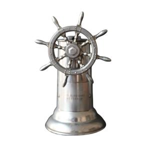 Table Lighter With System, Ship's Wheel Circa 1920-30
