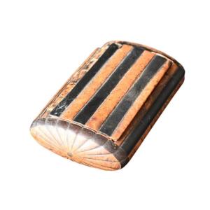 Wooden And Horn Snuffbox, 19th Century