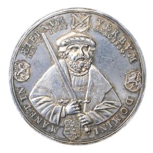 Silver Reformation Commemorative Medal 1630, 100th Anniversary Of The Augsburg Confession