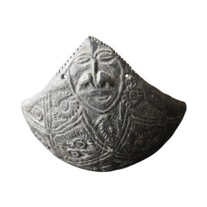 Coconut Shell Carved Ritual Cup – Iatmul People, Sepik River, Png
