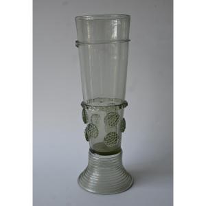 Mouth-blown Glass Roemer, 19th Century