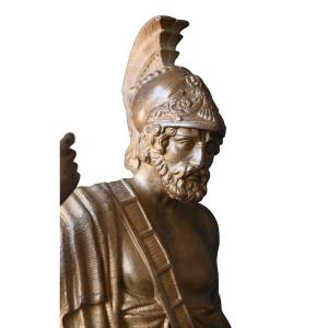 Grand Tour – Bronze Sculpture Representing Mars, Italy, 19th Century