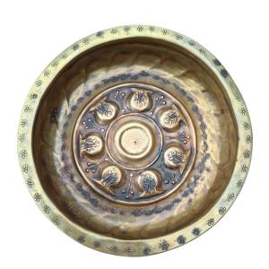 Rare Brass Baptismal Font, Nuremberg, 16th Century