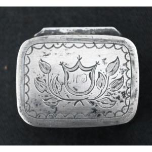 Socket Box, Nineteenth Silver Snuffbox