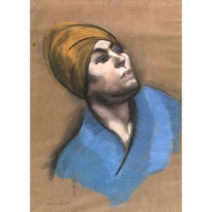 Charles Félix Gir, Alleged Portrait Of Actress Jeanne Fusier-gir As A Café-concert Dancer