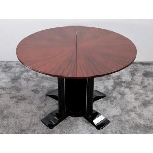 Art Deco Table, France Around 1930, Rosewood, Extendable