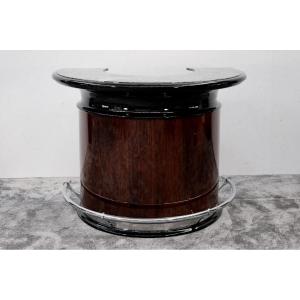 Semi-circular Bar With Marble Top