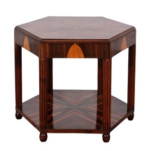 Art Deco Hexagonal Side Table In Makassar
