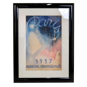 Advertising Poster For The 1937 World's Fair In Paris